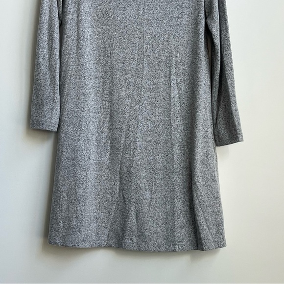 New Lou & Grey for Loft Gray Dress Medium Signature Soft Jersey Knit Cowl Neck - Picture 6 of 12